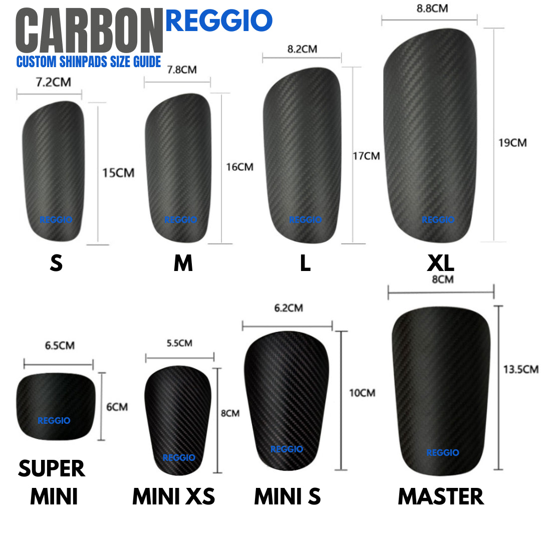 RG Carbon Fiber Custom Shin Pads