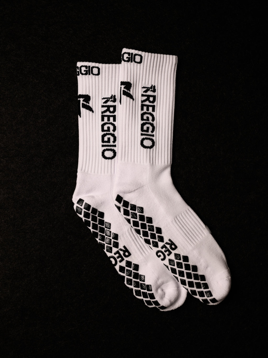 Reggio Grip Socks - White