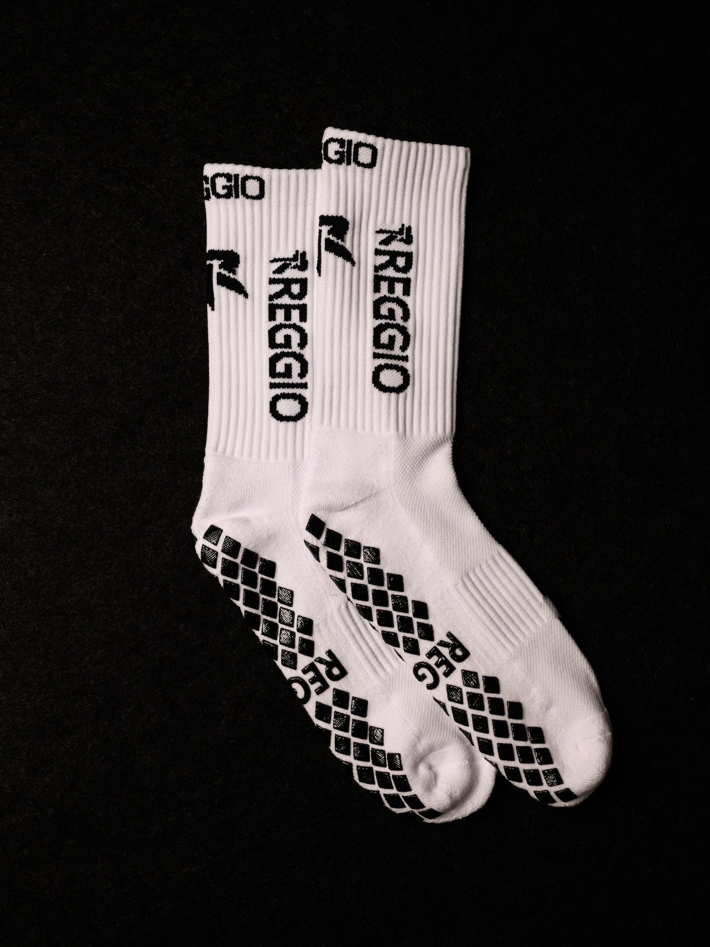 Reggio Grip Socks - White