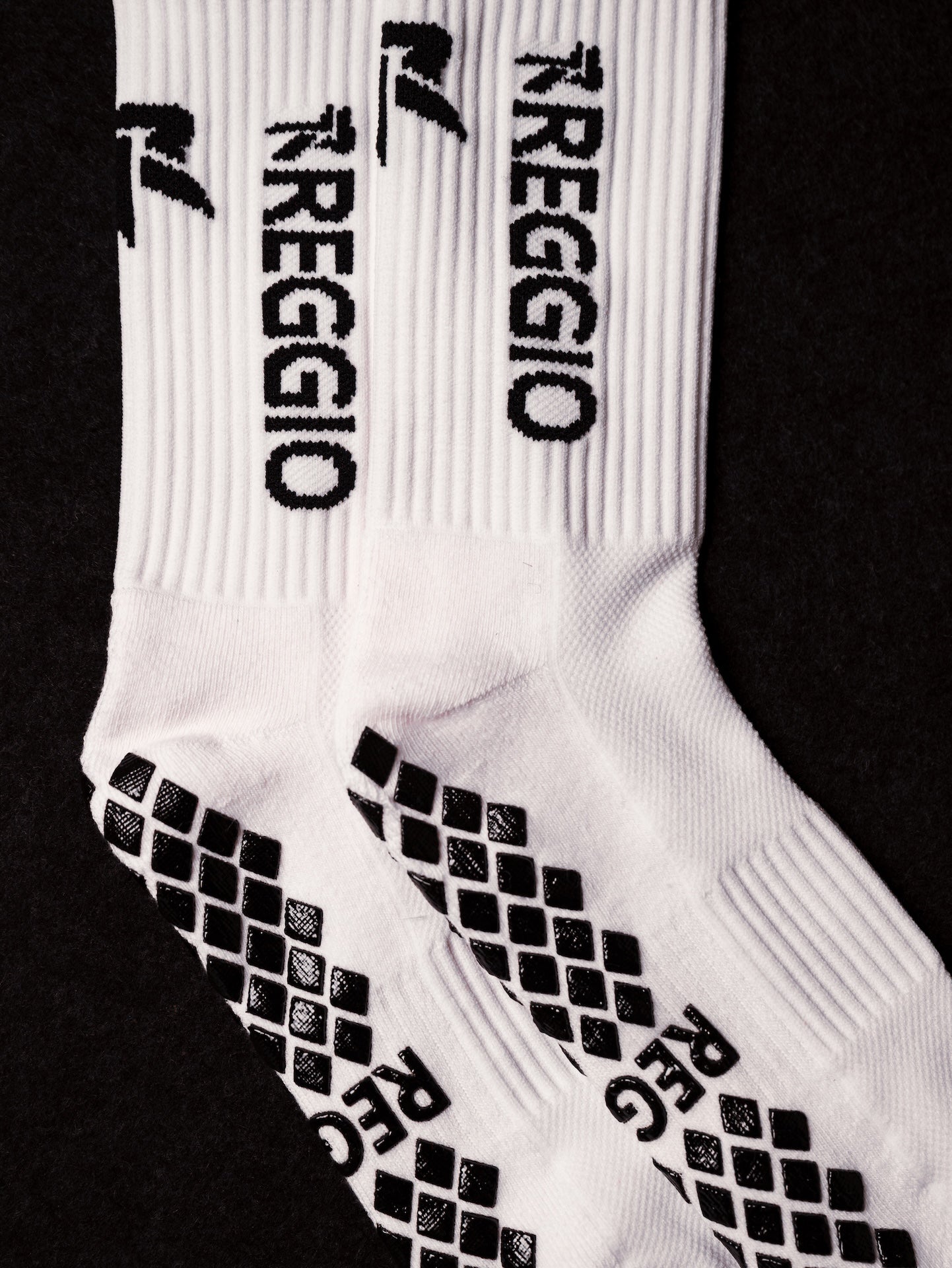 Reggio Grip Socks - White