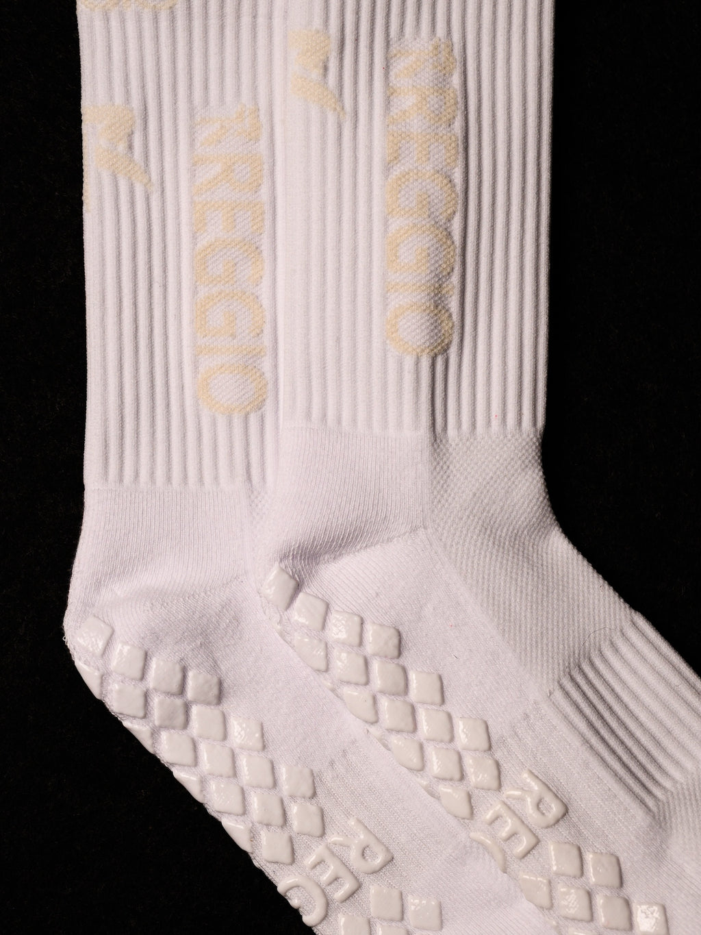 Reggio Grip Socks - White Out