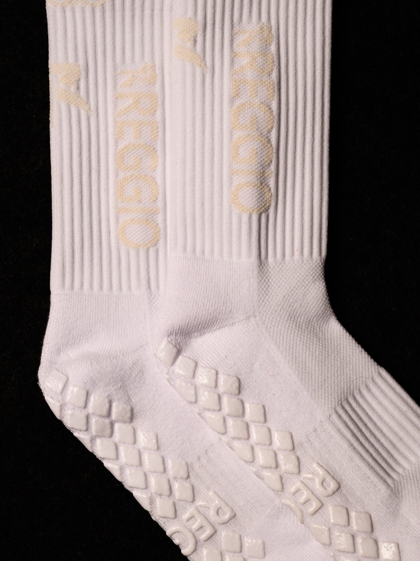 Reggio Grip Socks - White Out