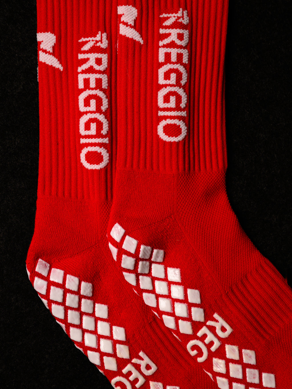 Reggio Grip Socks - Red