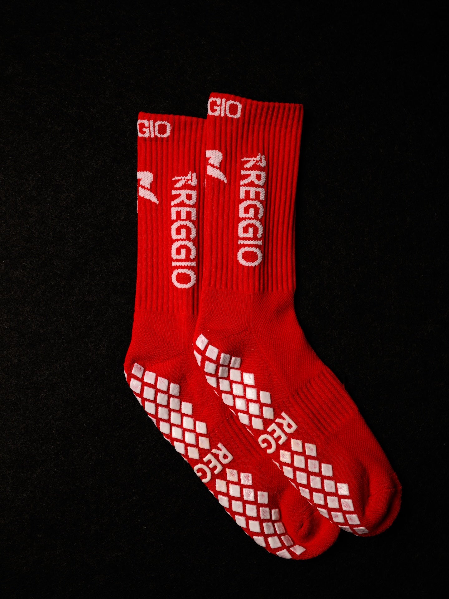 Reggio Grip Socks - Red