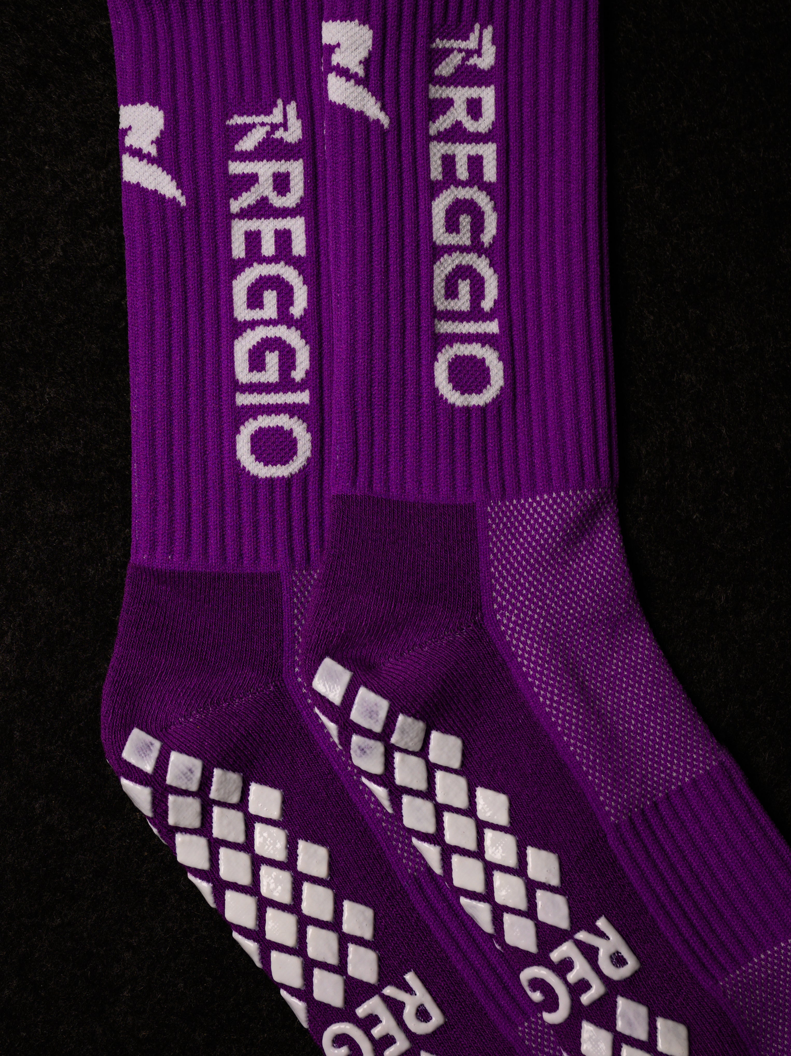 Reggio Grip Socks - Purple
